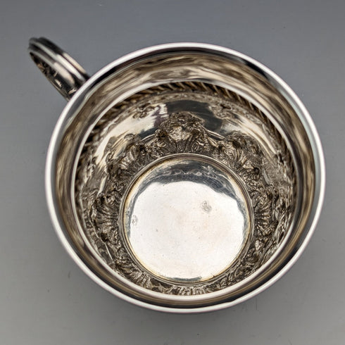 1902 年英國古董純銀馬克杯 70 克 Levesley Brothers