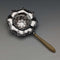 American Antique Sterling Silver Tea Strainer with Wooden Handle JF Fradley
