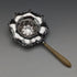 American Antique Sterling Silver Tea Strainer with Wooden Handle JF Fradley