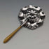American Antique Sterling Silver Tea Strainer with Wooden Handle JF Fradley