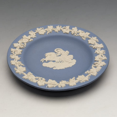 英國復古 Wedgwood 碧玉盤淡藍色