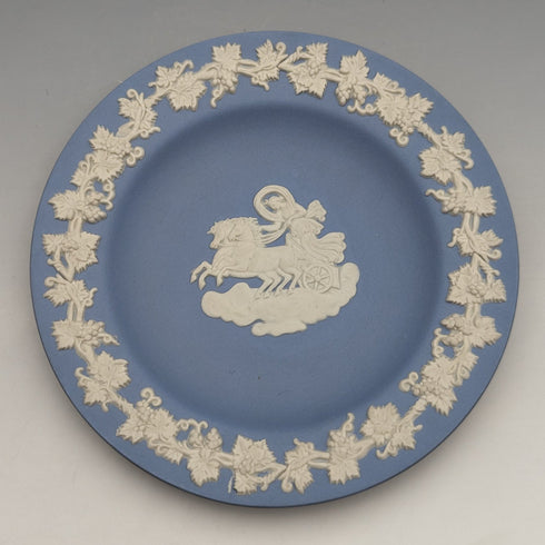 英國復古 Wedgwood 碧玉盤淡藍色