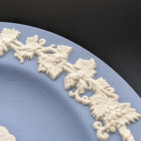 英國復古 Wedgwood 碧玉盤淡藍色