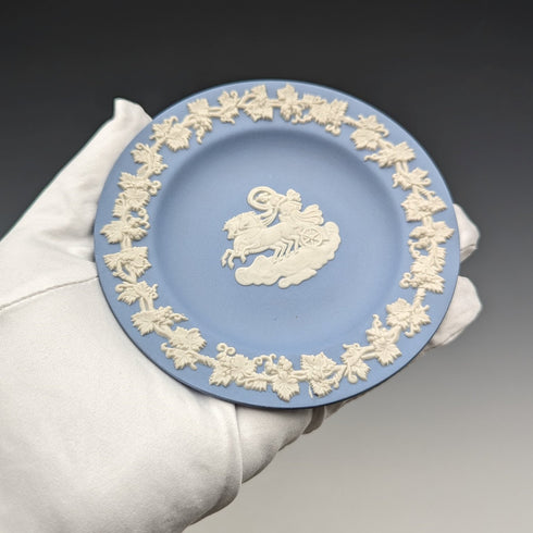 英國復古 Wedgwood 碧玉盤淡藍色