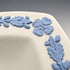British Vintage Wedgwood Jasperware Spade-Shaped Dish White