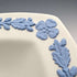 British Vintage Wedgwood Jasperware Spade-Shaped Dish White