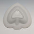 British Vintage Wedgwood Jasperware Spade-Shaped Dish White