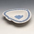 British Vintage Wedgwood Jasperware Spade-Shaped Dish White