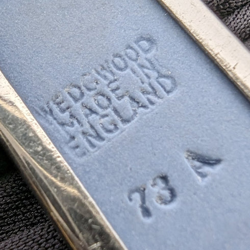 1973 年英國復古韋奇伍德純銀和碧玉吊墜項鍊