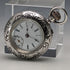 Circa 1900 Antique Swiss made small pocket watch Engraved silver side case Good working condition