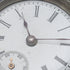 Circa 1900 Antique Swiss made small pocket watch Engraved silver side case Good working condition