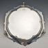 1903年 英国アンティーク 純銀製サルヴァ トレイ 直径32cm 824g GOLDSMITHS & SILVERSMITHS