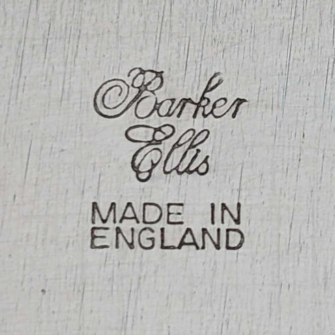英国ヴィンテージ シルバープレート製 オーバル型 ギャラリートレイ Baker Ellis