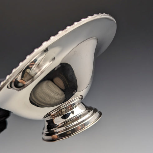 英國復古鍍銀高腳碗盤 Barker Ellis