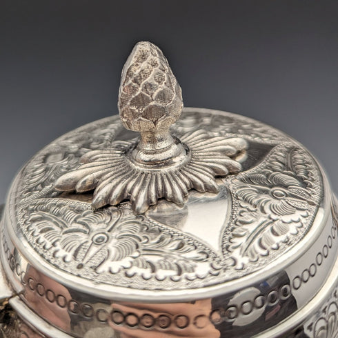 Circa 1880 British antique silver plated teapot