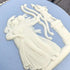 1958 British Vintage Wedgwood Sterling Silver & Jasperware Round Brooch