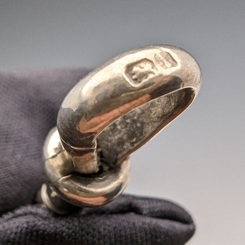 1909 年英國古董純銀阿爾伯特鏈 54 克加拿大硬幣袋