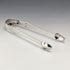 Late 18th century British antique sterling silver sugar tongs 26g James Crawford