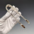 Late 18th century British antique sterling silver sugar tongs 26g James Crawford