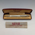 1964 British Vintage Yard O' Red Sterling Silver Hexagonal Pencil in Case