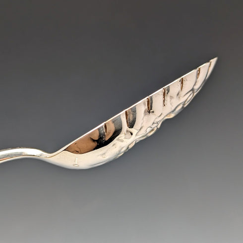 19世紀後半 英国アンティーク シルバープレート製 ベリースプーン ペア William Ainsworth ケース入