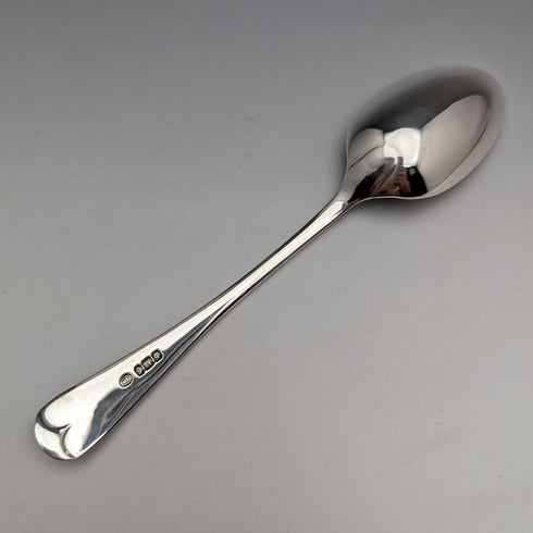 1898 British Antique Sterling Silver Christening Spoon John Round & Son in Case
