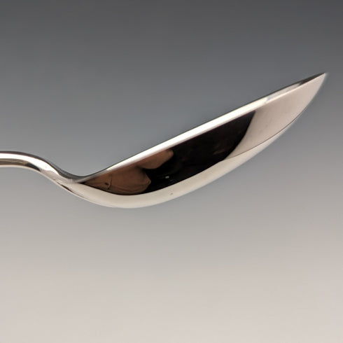 1898 British Antique Sterling Silver Christening Spoon John Round & Son in Case