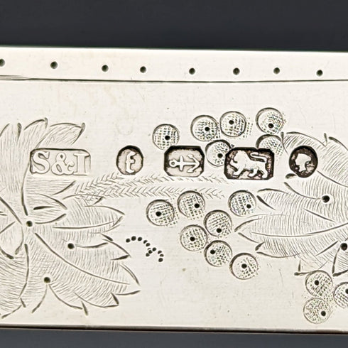 1880 British Antique Engraved White Pearl Handle Dessert Knife x3 Stokes & Ireland