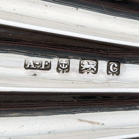 1902 年英國古董純銀貝殼盤 90 克 Arthur Fenwick