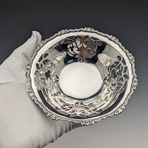 1934 英國復古純銀耳環盤 90 克 Mappin & Webb