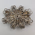 British Vintage Bluestone & Filigree Silver Brooch