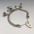 1973 British Vintage Sterling Silver Charm Bracelet 26g