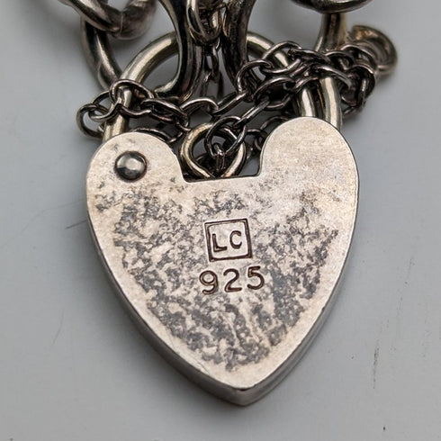 1970 年代英國復古純銀吊飾手鍊 26 克