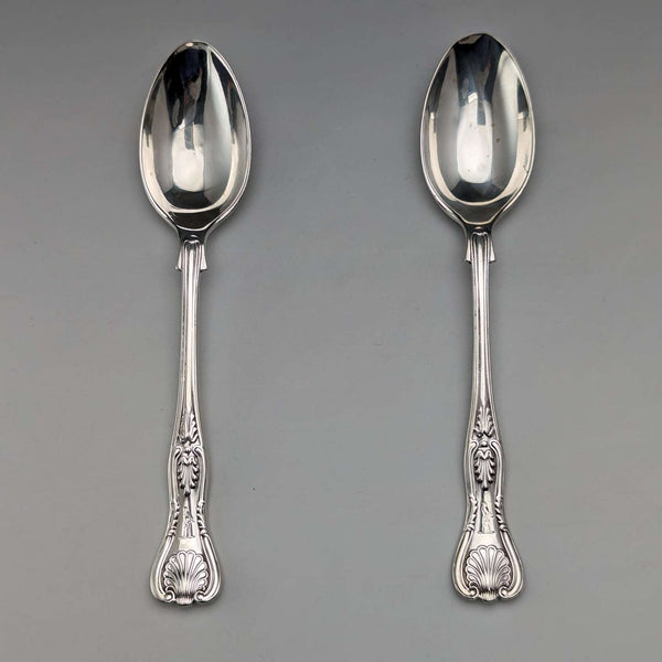 1914年頃 英国アンティーク 純銀製ティースプーン ペア Mappin & Webb