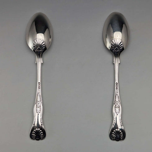 1914年頃 英国アンティーク 純銀製ティースプーン ペア Mappin & Webb
