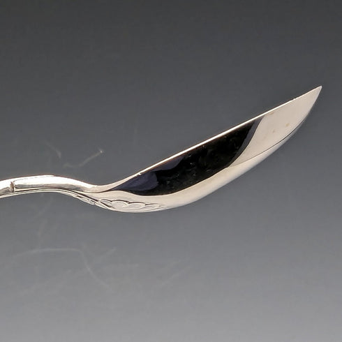 Circa 1914 British Antique Sterling Silver Teaspoon Pair Mappin & Webb