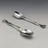 Circa 1914 British Antique Sterling Silver Teaspoon Pair Mappin & Webb