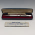 British Vintage Yard O' Red Rolled Silver Hexagon Propelled Pencil in Case