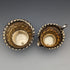 1891 British Antique Sterling Silver Sugar Bowl & Cream Jug 88g James Dixon & Sons