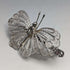 British Vintage Filigree Butterfly Silver Brooch 2