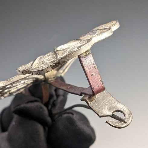 英国ヴィンテージ フィリグリー バタフライ シルバーブローチ2