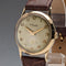 1962 British Vintage Russell Watch K9 solid gold case, in good working order, in wooden box