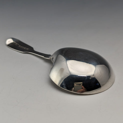 1846 British Antique Sterling Silver Tea Caddy Spoon William Robert Smily