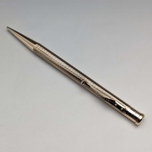British Vintage Yard O' Red Rolled Gold Propelled Pencil in Paper Box