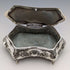 1912 British Antique Sterling Silver Jewelry Box 370g Jones & Crompton