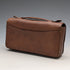 British vintage brown leather sewing bag