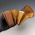 British vintage brown leather sewing bag