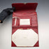 British Vintage Red Leather Document Case with Key (Memo & Letter Bag)