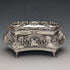 1912 British Antique Sterling Silver Jewelry Box 370g Jones & Crompton