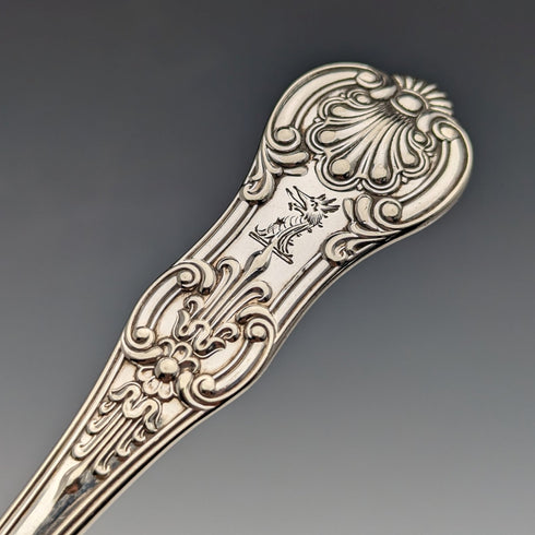 英国アンティーク シルバープレート製 フィッシュサービングナイフ Martin Hall